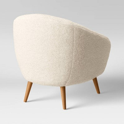  Odilia Rounded Accent Chair Cream - Threshold™