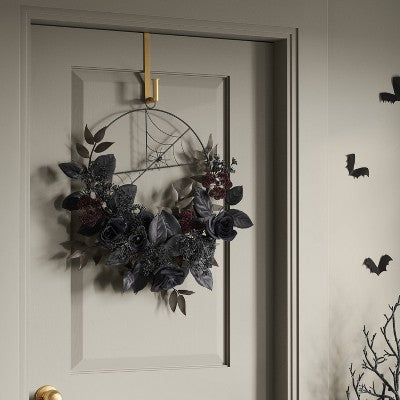 Floral Halloween Wreath - Threshold™