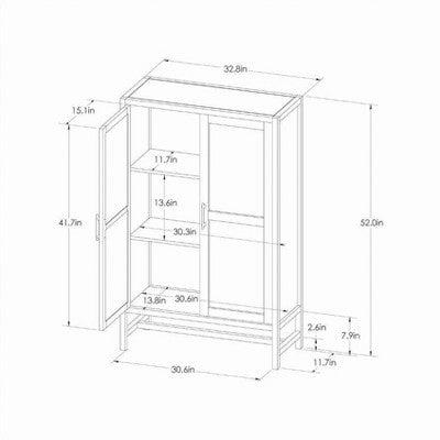  Warwick Library Cabinet - Threshold