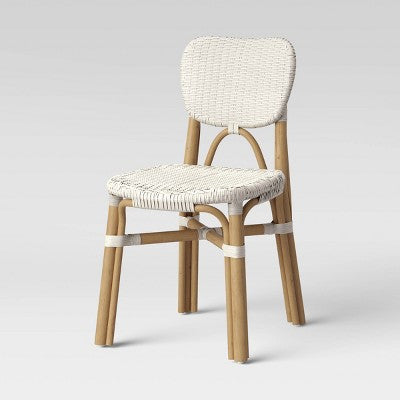  Canton Rattan And Woven Dining Chair White - Threshold™