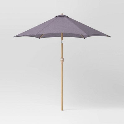  9'x9' Market Patio Umbrella - Light Wood Pole - Threshold™