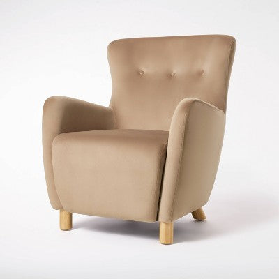  Kessler Wingback Accent Chair Velvet - Threshold™ Designed With Studio McGee