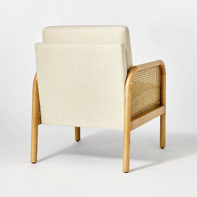  Cane Accent Chair Cream - Threshold™ Designed With Studio McGee
