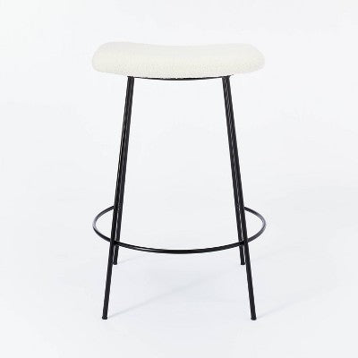  Clarkston Metal Counter Height Barstool With Upholstered Seat - Threshold™ Designed With Studio McGee