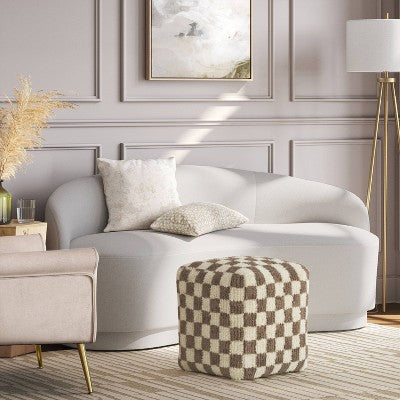  Checkerboard Pouf - Threshold™