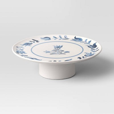 Cake Stand Blue Floral - Threshold™