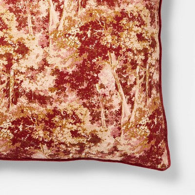  24"x24" Abstract Tree Printed Throw Pillow With Gusset - Threshold™ Designed With Studio McGee