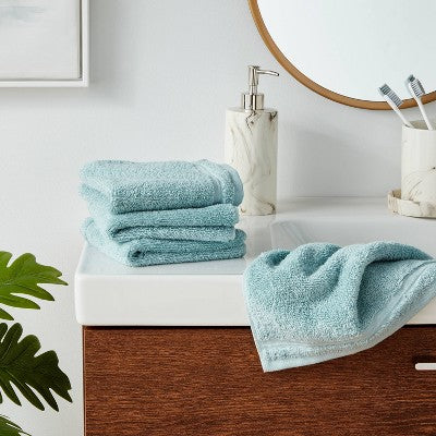  4pk Total Fresh Antimicrobial Washcloth Set - Threshold™