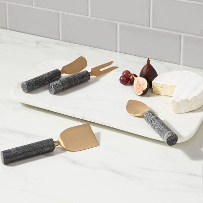  4pk Marble Cheese Knives - Threshold™