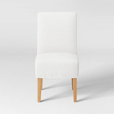  Mirage Slipcover Dining Chair Cream - Threshold™