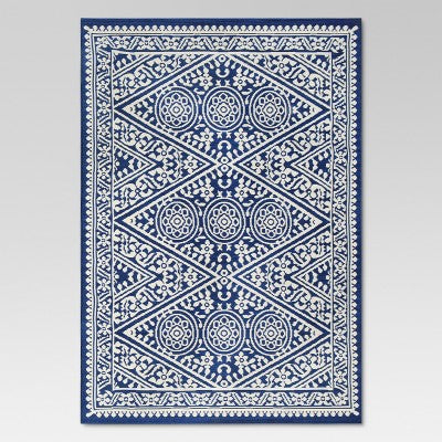  Tapestry Outdoor Rug Blue - Threshold