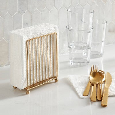  Delavan Collection Metal Wire Napkin Holder Gold - Threshold™