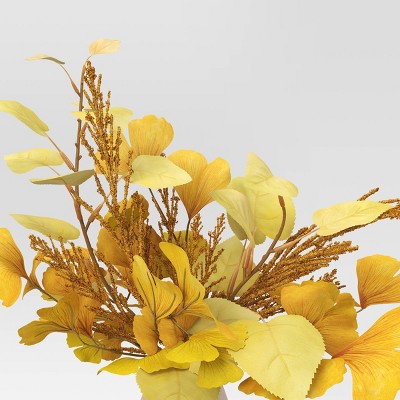  Small Goldenrod Artificial Plants Fall Arrangement - Threshold™