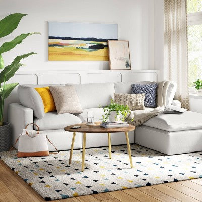  Allandale Modular Sectional Sofa Ottoman - Threshold™