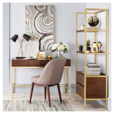  Desktop Globe W/ Gold Base - Threshold™