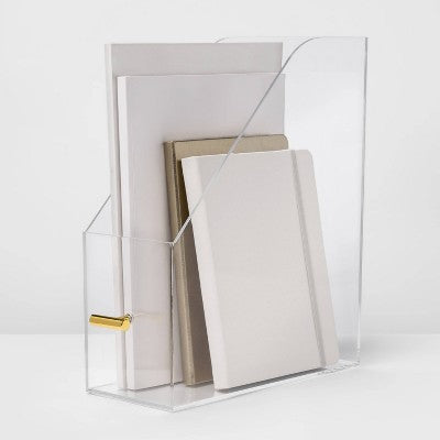 Acrylic Slim File Box - Threshold™