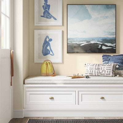  36" X 36" Blue Sky Landscape Framed Canvas - Threshold™