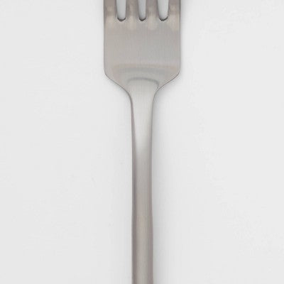  20pc Ashby Flatware Set Silver - Threshold™: Stainless Steel Silverware, Service For 4, Forks Spoons Knives Set