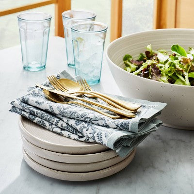  5pc Stainless Steel Flatware Set Gold - Threshold™ Designed With Studio McGee
