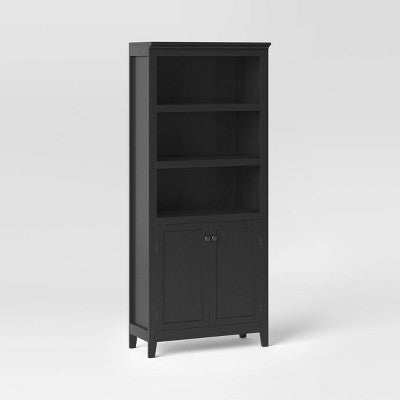  72" Carson 5 Shelf Bookcase With Doors - Threshold