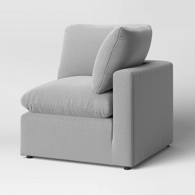  4pc Allandale Modular Sectional Sofa Set Gray - Threshold™