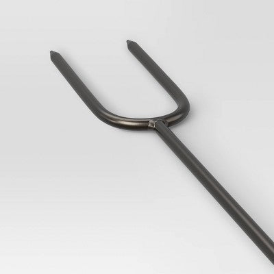  2pc Marshmallow Roasting Log Tong Sticks Black - Threshold™