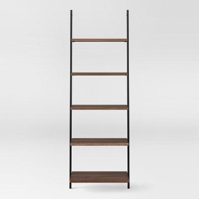  72" Loring 5 Shelf Leaning Bookshelf - Threshold™