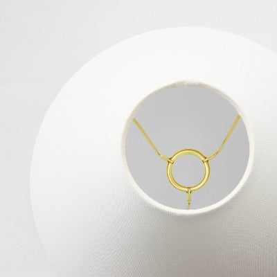  Taper Linen Lamp Shade White - Threshold™ Designed With Studio McGee