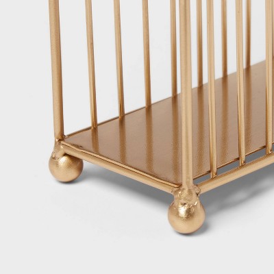  Delavan Collection Metal Wire Napkin Holder Gold - Threshold™