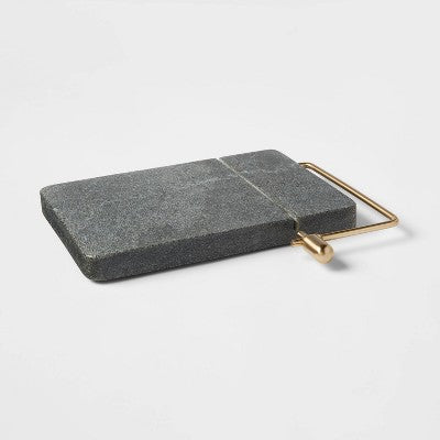  9" X 6" Marble Cheese Slicer Cutting Board - Threshold™