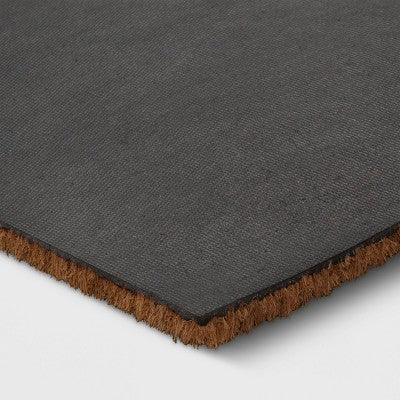  1'6"x2'6" Stay Awhile Coir Doormat Natural - Threshold™