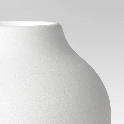  Textured Ceramic Vase White - Threshold™