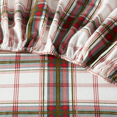  Holiday Flannel Sheet Set - Threshold™