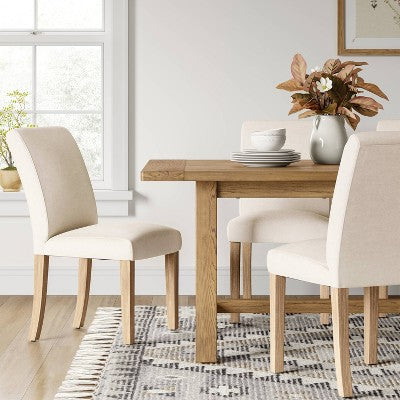 Graham Upholstered Parsons Dining Chair Linen - Threshold™