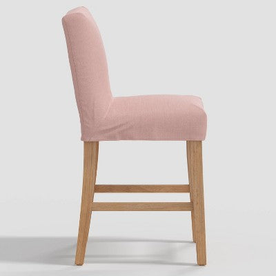  Nazanin Slipcover Counter Height Barstool In Linen - Threshold™
