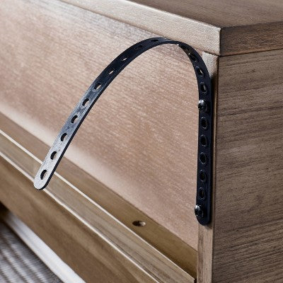  Brandeis Woven Console Table Brown - Threshold™ Designed With Studio McGee
