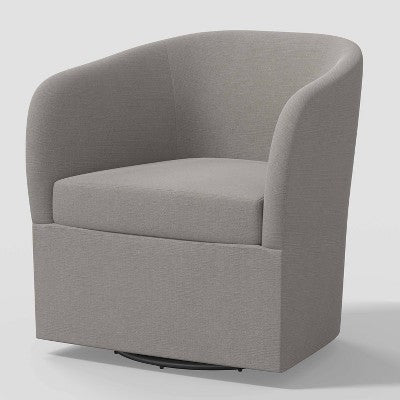  Rhea Swivel Chair In Linen - Threshold™