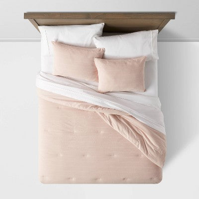  Simple Woven Stripe Comforter & Sham Set - Threshold™