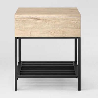  Loring End Table With Charging Station - Threshold™