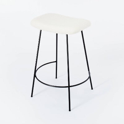  Clarkston Metal Counter Height Barstool With Upholstered Seat - Threshold™ Designed With Studio McGee