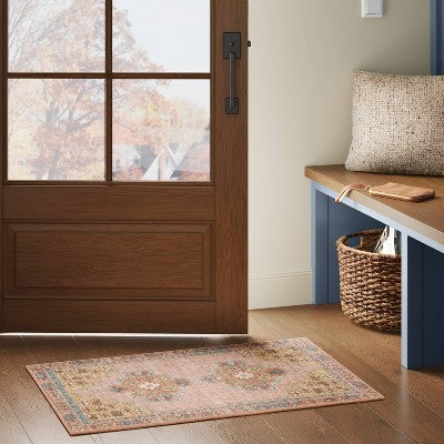  2'x3' Comfort Mat Bohome Accent Rug Blush/Rust Blush/Rust - Threshold™
