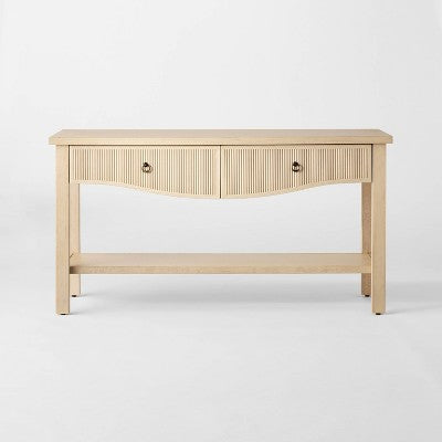  Elder 60" Console Table Natural - Threshold™ Designed With Studio McGee Assembly Required