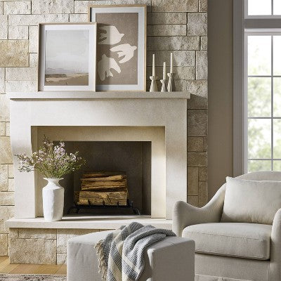  20"x30" Bird Light Wood Framed Art - Threshold™ Designed With Studio McGee