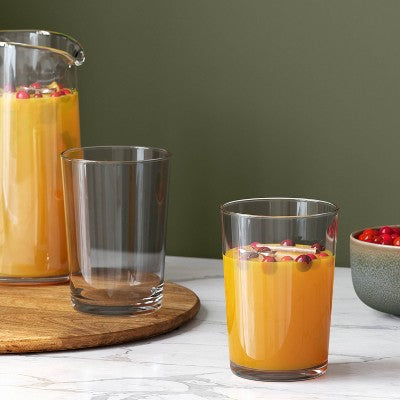  19 Fl Oz Glass Bower Tall Tumbler Gray - Threshold™