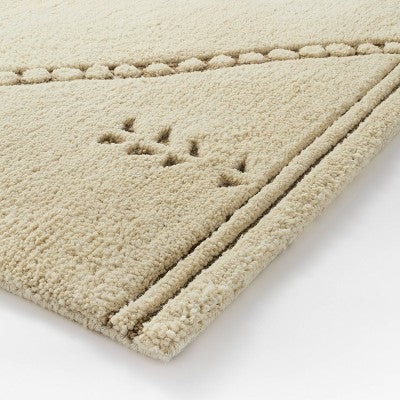  Cedar Hills Plush Geo Print Rug Cream - Threshold™ Designed With Studio McGee