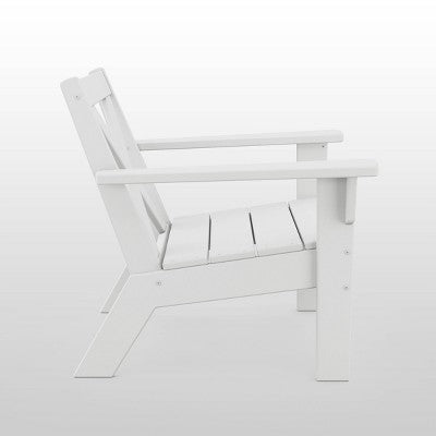  Shawboro POLYWOOD Patio Lounge Chair - White - Threshold™