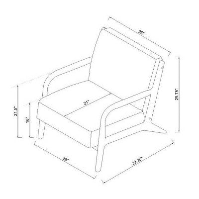  Esters Wood Armchair - Threshold™