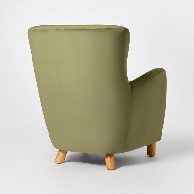  Kessler Wingback Accent Chair Velvet - Threshold™ Designed With Studio McGee