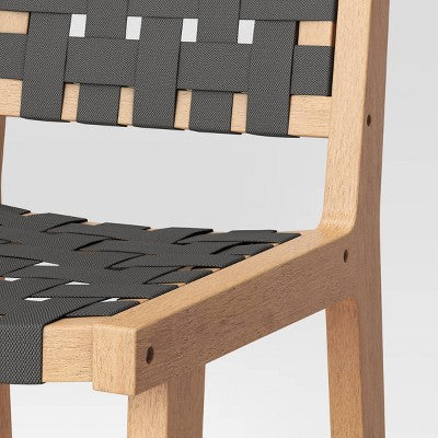  Colton 2pk Bar Height Strapping Dining Chairs - Threshold™ Designed With Studio McGee