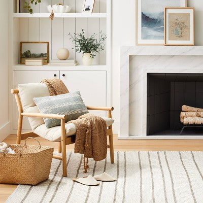  Holly Sling Back Accent Chair Cream/Natural - Threshold™ Designed With Studio McGee